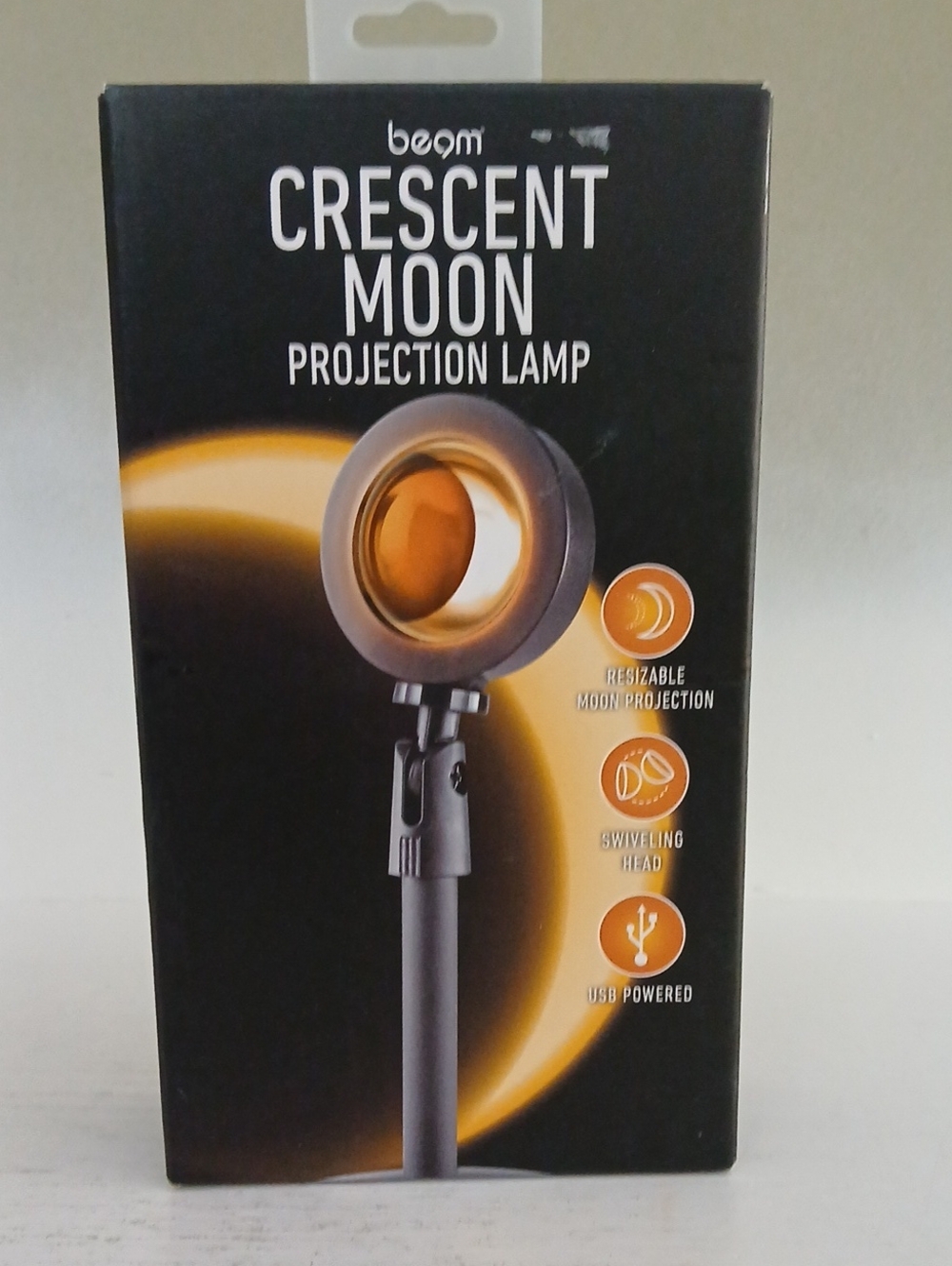 Crescent Moon Projection Lamp